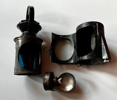 Hand Lamp, Guards - Tri Colour - components