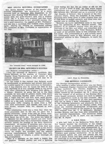 "Mrs Sylvia Mitchell Entertained" - magazine cutting