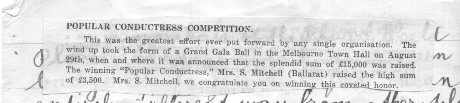 "Mrs Sylvia Mitchell Entertained" - magazine cutting - continued