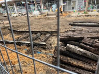 Removal of Bridge St track - 1
