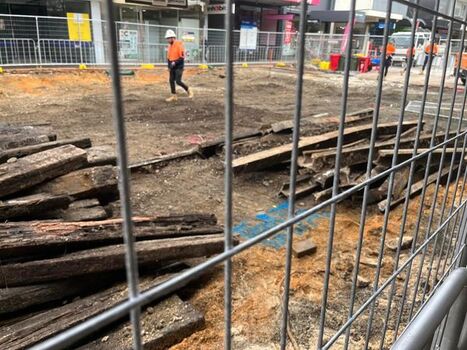 Removal of Bridge St track - 2