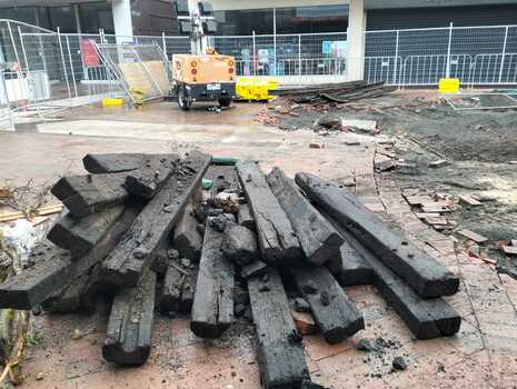 Removal of Bridge St track - 3