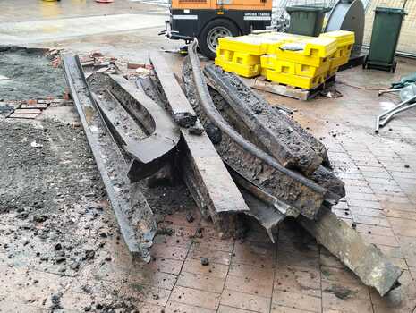 Removal of Bridge St track - 5