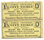Melbourne cable tram City ticket - front