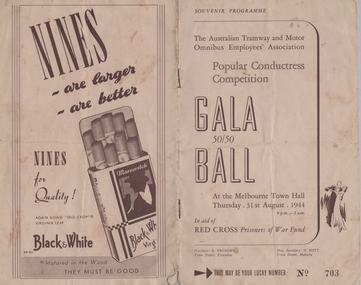 "Popular Conductress Competition - Gala Ball" - covers