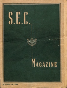 Cover of the SEC Magazine October 31st 1944 - cover