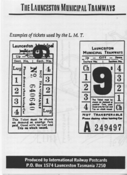 Background card on the LMT - rear
