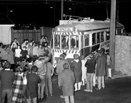 No 40 the very last tram at the depot gates - Greg Triplett