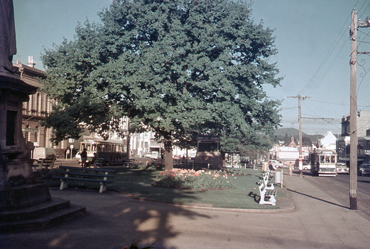 Trams 35 and 36 at the City terminus Sturt St