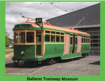 MTPA L class tram 103 on depot fan