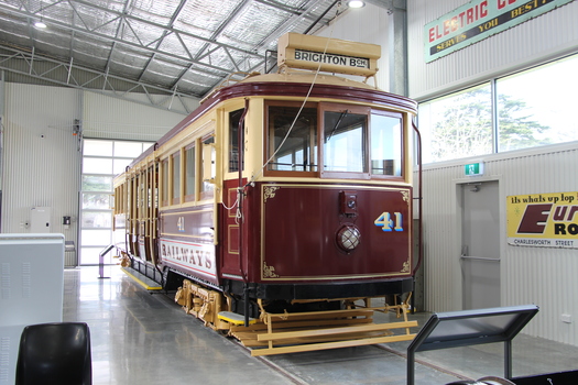 VR Tram 41 on display in New Museum