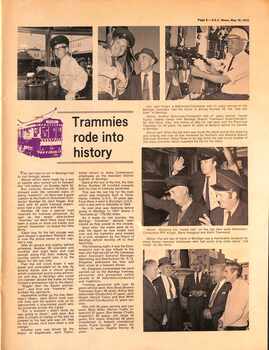 Bendigo "Trammies Rode into history"