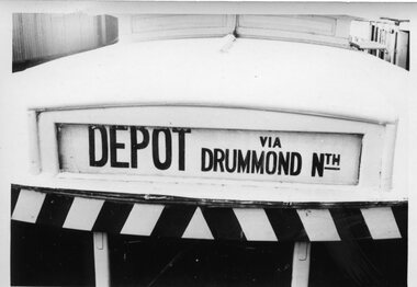Destination "Depot via Drummond Nth"