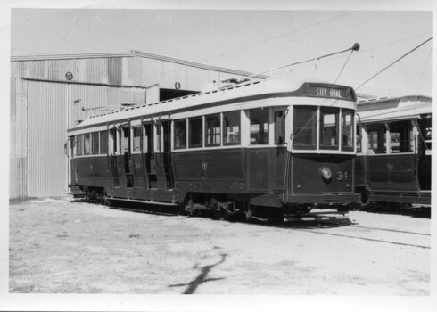 Ballarat 34 at St Kilda Tramway Museum