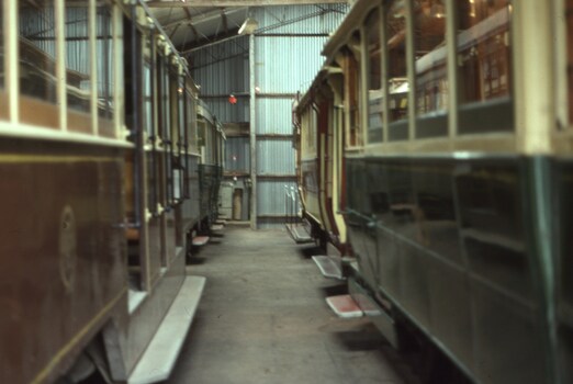 View between 2 and 3 roads Ballarat Museum depot