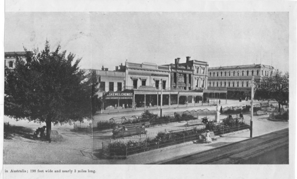Sturt St looking south west from near Armstrong St.