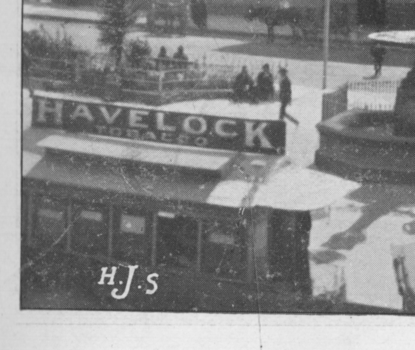 "Lydiard and Sturt Streets" - Centre of Ballarat, showing Post Office