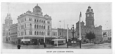 Illustration - "Sturt and Lydiard Streets"