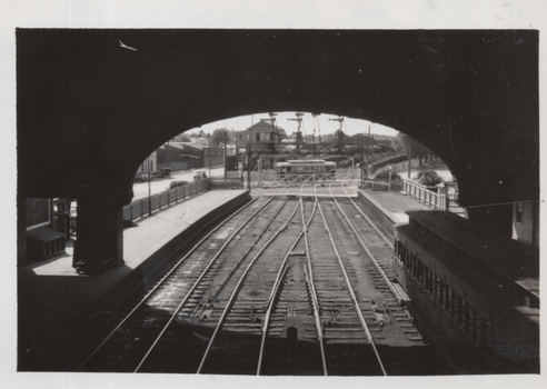 View from Ballarat Railway Station footbridge