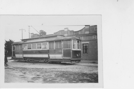 Tram 21 at Sebastopol Terminus