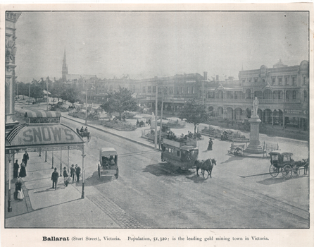 Illustration - "Ballarat (Sturt Street) Victoria 