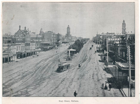 Illustration - "Ballarat (Sturt Street) Victoria 