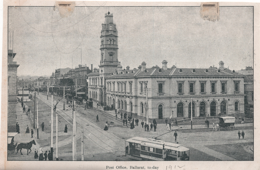 Illustration - Post Office Ballarat, to day