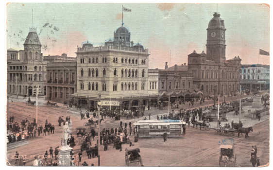 "Sturt St from PO Steps, Ballarat"