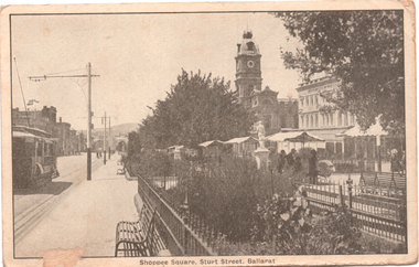 Postcard - "Shoppee Square Sturt Street Ballarat"