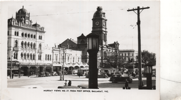 "Murray Views No. 27 from Post Office Ballarat Vic"
