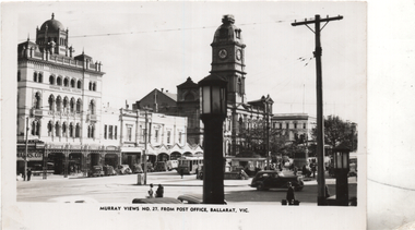 "Murray Views No. 27 from Post Office Ballarat Vic"