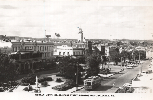 "Murray Views No. 29 Sturt Street, looking west Ballarat Vic"  (acutally looking east)