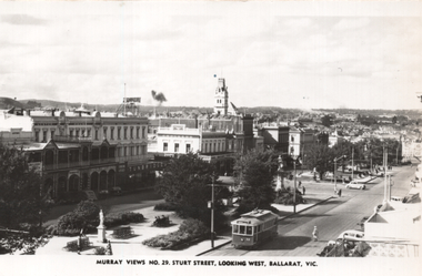 "Murray Views No. 29 Sturt Street, looking west Ballarat Vic"  (acutally looking east)