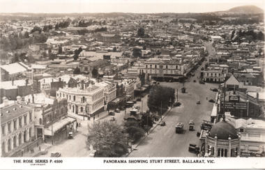 "Panorama showing Sturt Street, Ballarat Vic."