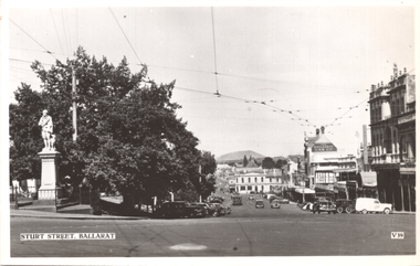 Postcard - "Sturt Street, Ballarat"