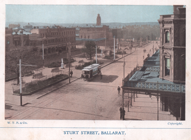 Photograph - Illustration, "Sturt Street, Ballarat", c1950
