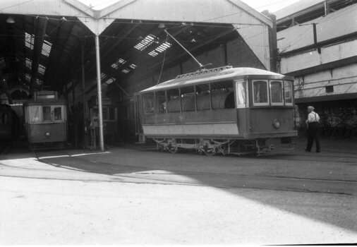 Geelong scrubber at depot
