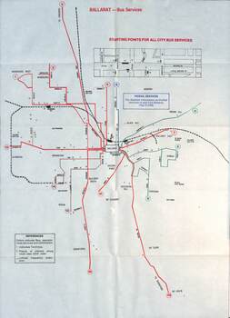Public Transport Map - Bus - Ballarat
