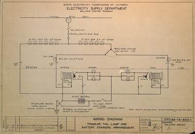 "Tramcar tail lamp installation relay modification"