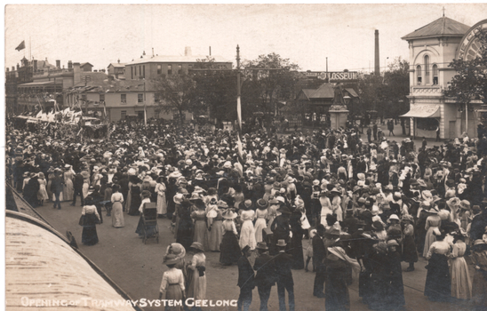 "Opening of Tramway System Geelong"