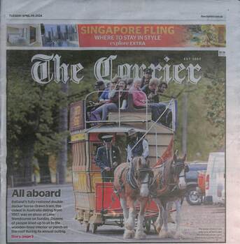 The Courier report - All aboard = page 1