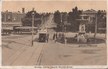 Bendigo looking towards Mitchell Street