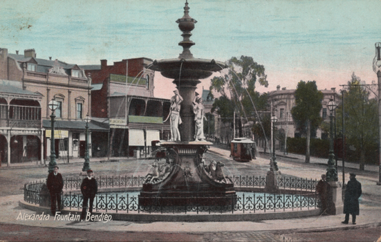 "Alexandra Fountain Bendigo" - Charing Cross Bendigo