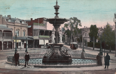 "Alexandra Fountain Bendigo" - Charing Cross Bendigo