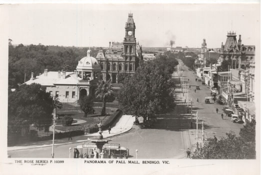 "Panorama of Pall Mall, Bendigo Vic"