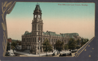 "Post Office and Law Courts, Bendigo"