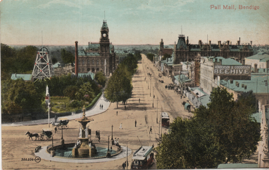 "Pall Mall Bendigo" from the City Family Hotel