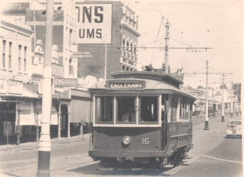 Tram 16 Mitchell St Bendigo