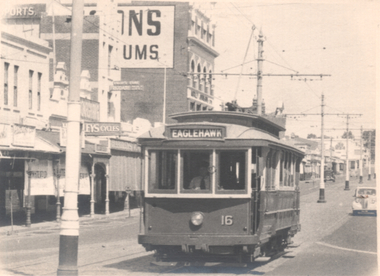 Tram 16 Mitchell St Bendigo