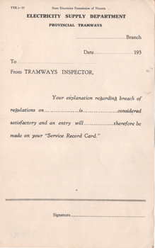 Report outcome - breach of regulations